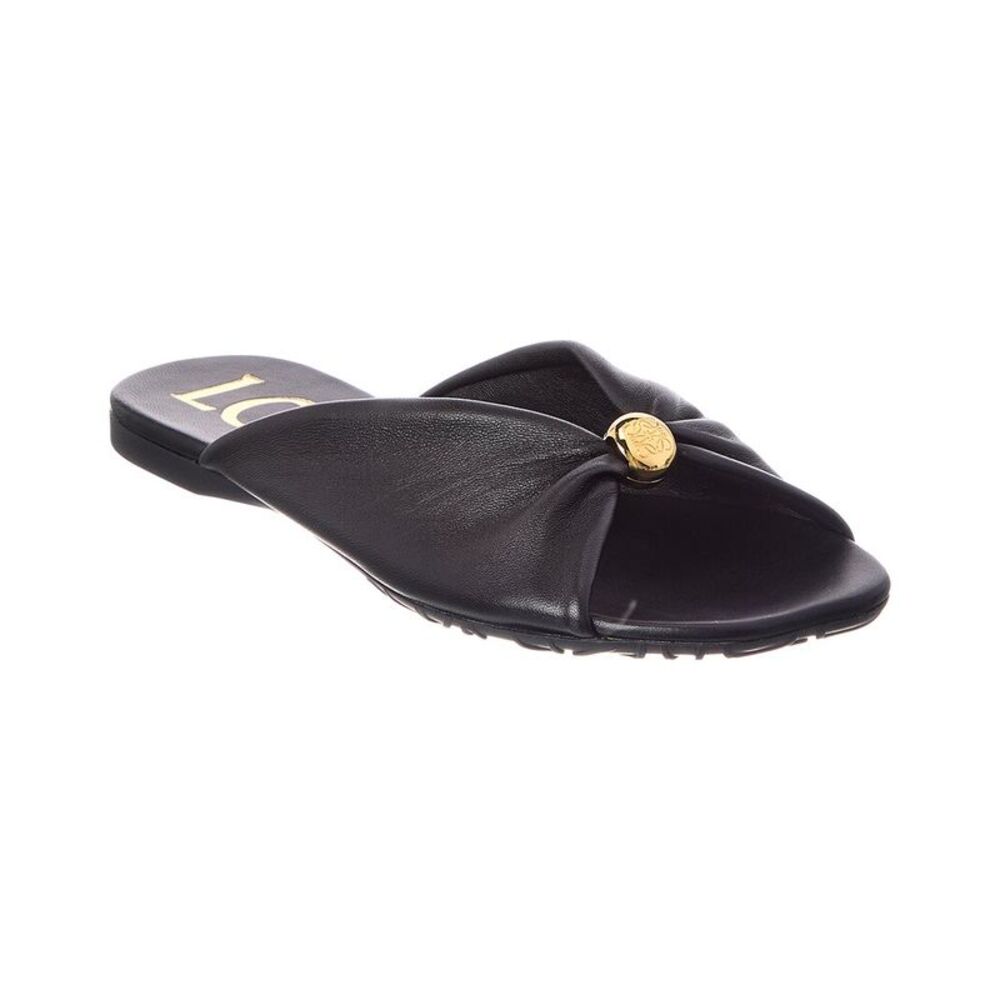 Loewe Pebble Soft Leather Slide